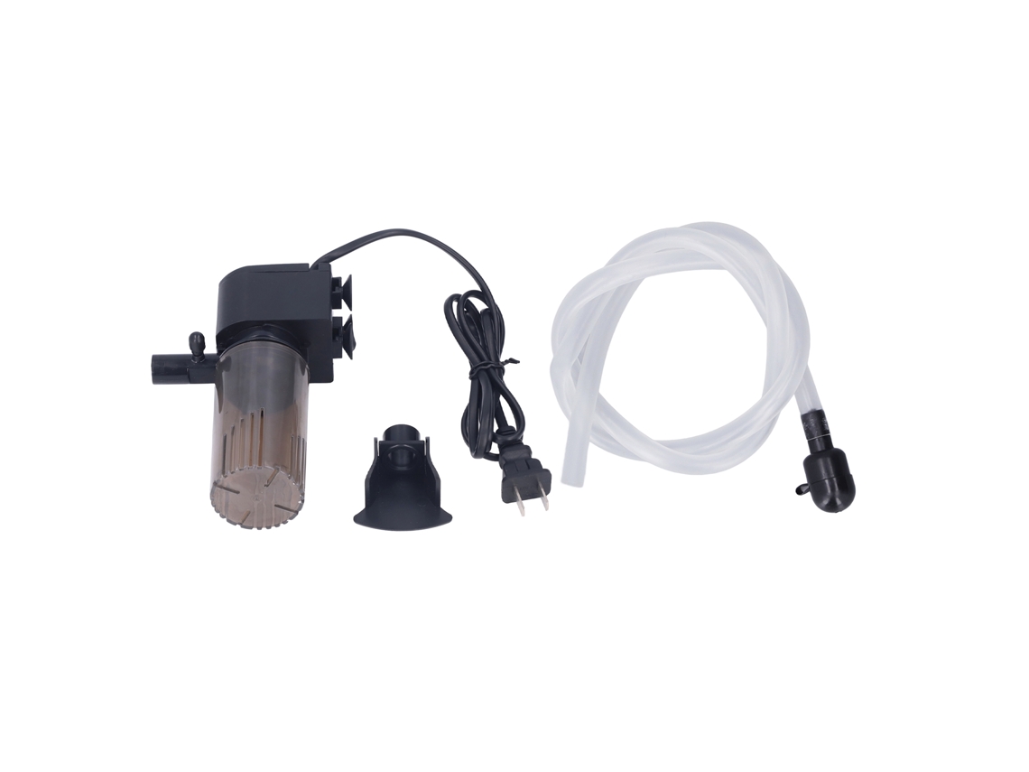 Filtro de acuario 3 en 1 con bomba sumergible de 15 W y minisistema de oxígeno