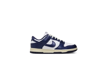 Zapatillas Vintage de Hombre NIKE Dunk Low Navy Blanco (39)