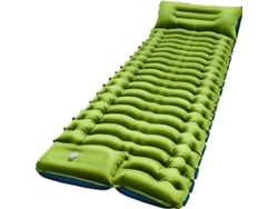 Colchoneta ultraligera para acampar con almohada inflable y compacta, ideal para viajes al aire libre MDUG
