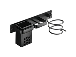 Soporte De Pared De Aluminio Resistente Para Secador Y Plancha De Pelo.