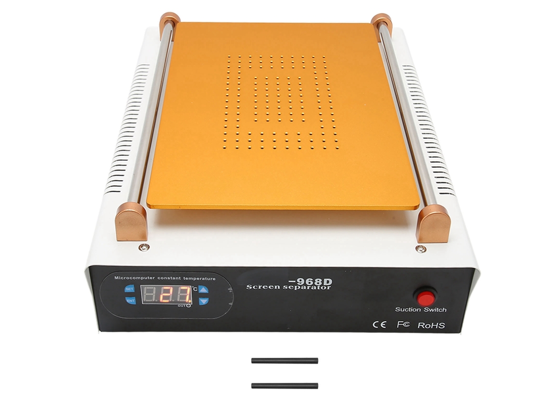 Máquina separadora de pantallas LCD para reparación de teléfonos móviles con doble bomba