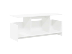 Mueble de TV blanco de madera procesada MAISON EXCLUSIVE 102x35x45 cm