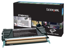 Tóner LEXMARK X746H1KG Negro