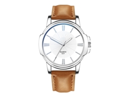 Reloj De Pulsera Analógico De Cuarzo Para Hombre Con Esfera Redonda, Estilo 2
