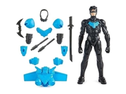 Figura de acción de Nightwing de Batman Adventures de DC Comics, 15 accesorios, 17 puntos de articulación