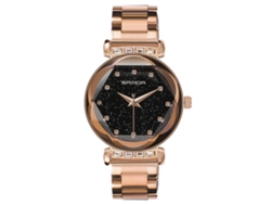Reloj De Pulsera De Cuarzo Para Mujer Con Brazalete De Acero Inoxidable, Resistente Al Agua, A La Moda (oro Rosa)