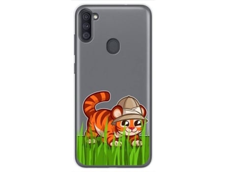 Carcasa Samsung Galaxy M11 TUMUNDOSMARTPHONE Dibujos Transparente Multicolor