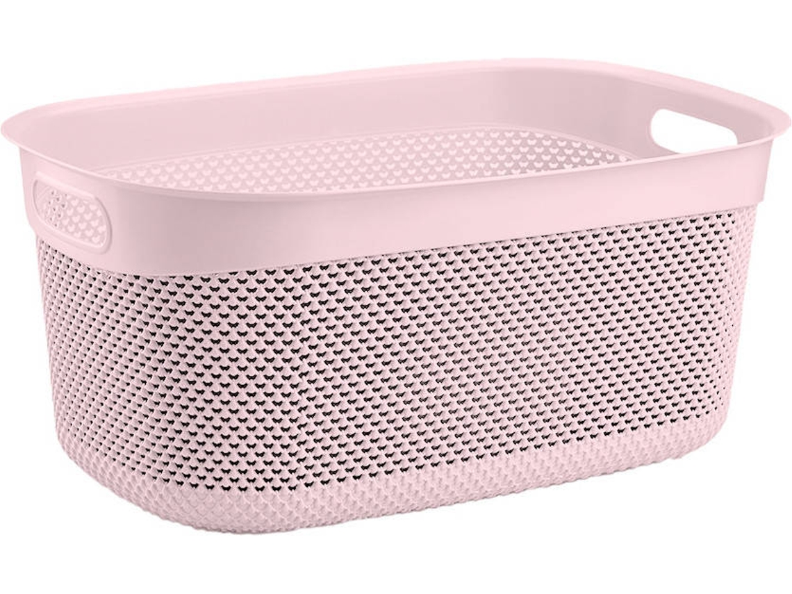 Cesta Rectangular 7h HOUSE Alta Rosa 33 Litros