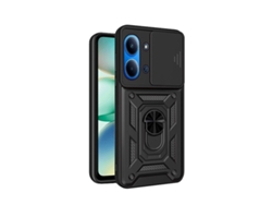 Capa Magnetic Slide Window Phonecare Para Xiaomi Redmi 15c - Preto