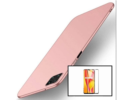 Kit Funda y Protector Oppo A73 PHONECARE Rosa