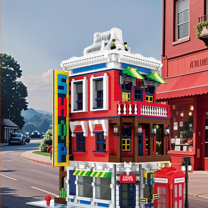 Kit De Montaje De Tienda De Barrio, Modelo De Mini Tienda Para Montar