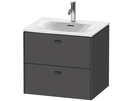 Mueble DURAVIT Brioso bajo lavabo montado en la pared 62,0 x 47,9 cm 2 cajones incl. recorte de sifón y delantal para lavabo Viu 234463