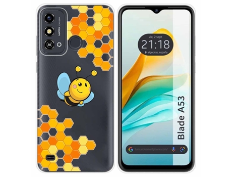 Funda Silicona para Zte Blade A53 diseño Abeja Dibujos