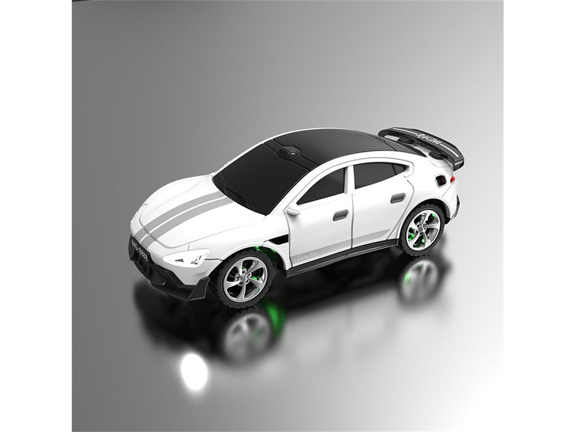 Negro con remolque jjrc Q231 Q232 Rtr 1/64 2.4g RWD Mini Drift Rc Carrocería de aleación de metal Luz LED Aplicación Remolque 3 velocidades En carretera Regalo Juguete para niños