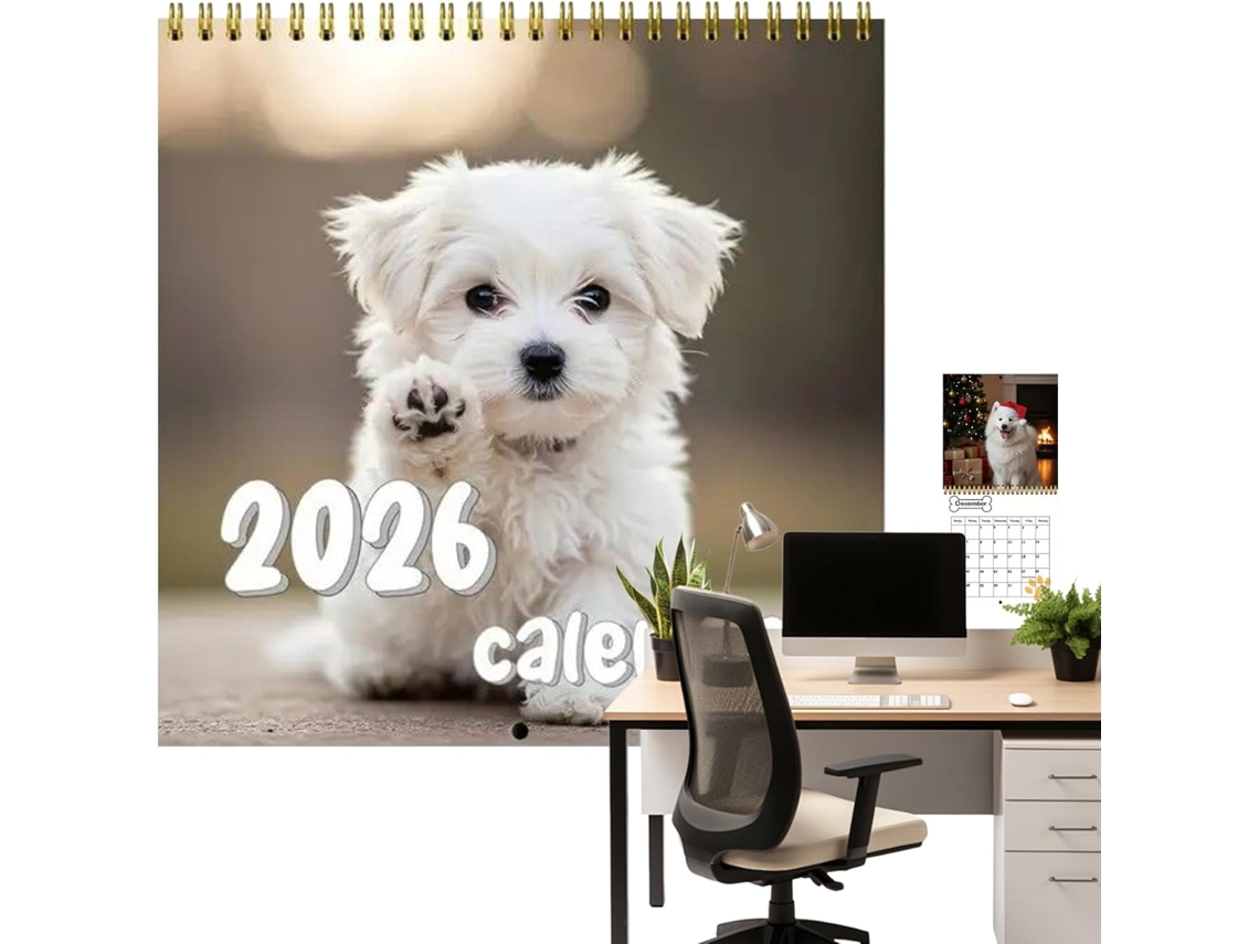 Calendario Agenda 2026 2 Erros Para Perros