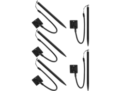 Juego De 5 Lápices Ópticos Con Cable, Soporte Y Cable Para Pantallas Táctiles Resistivas.