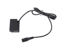 Batería falsa para Canon, adaptador de CC, adaptador para cámara Canon