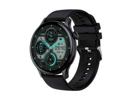 AUJEZON Reloj Inteligente con Pantalla Grande de Alta definición AMOLED de 1,43 Pulgadas Múltiples Modos Deportivos Ip68 Impermeable Negro