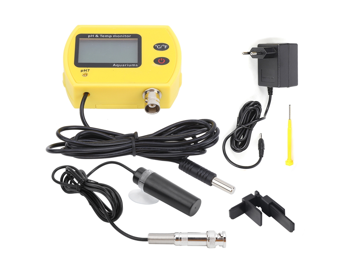 Medidor De Ph Portátil 2 En 1 Con Termómetro Digital De Alta Precisión 991 Para Agua De Piscinas Y Acuarios.