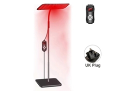 Panel de terapia de luz roja LED de 660 nm y 850 nm con lámpara de terapia infrarroja de pie cercano para aliviar el dolor de la piel