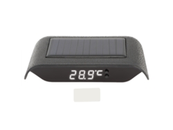 Reloj Solar Led Digital Para Coche, Camión, Accesorio, Decoración, Blanco