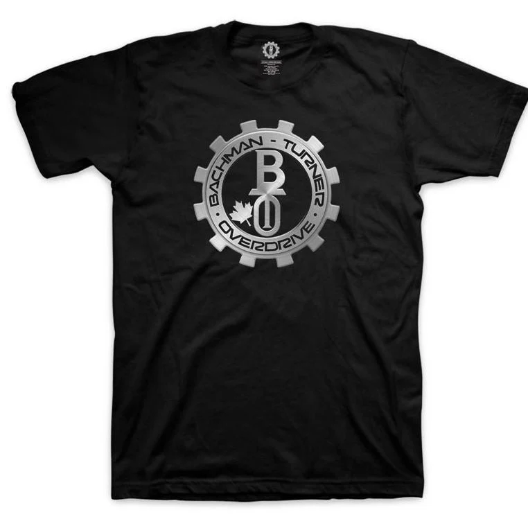 Rockinstone Unisex Bachman-turner Overdrive Gear Logo Camiseta-xxl