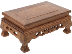 Soporte de madera con forma de gallina alada, ideal para macetas y otros objetos. Resistente y duradero. Perfecto para exhibir plantas pequeñas en interiores. GOKOCO