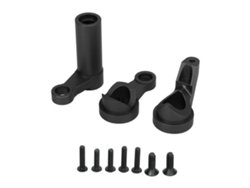 Kit De Mejora De Piezas De Dirección Para Coche Rc, Aluminio, Para Traxxas 1/8 4wd Sledg, Negro