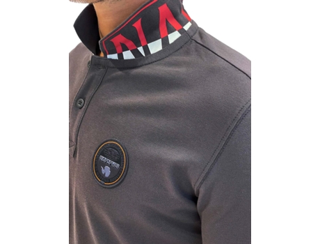Polo de Hombre NAPAPIJRI Algodón Gris (S)