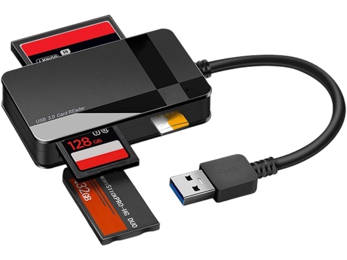 Adaptador Multipuerto Usb 3.0 Para Dispositivos De Almacenamiento Tf/ms, Sincronización De Alta Velocidad Y