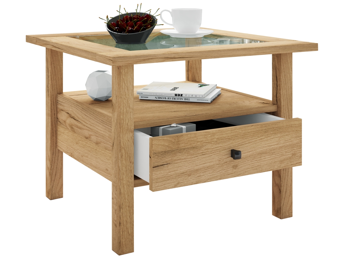 Mesa De Sofá Mesa De Centro Con Cajón Lingis M Vcm