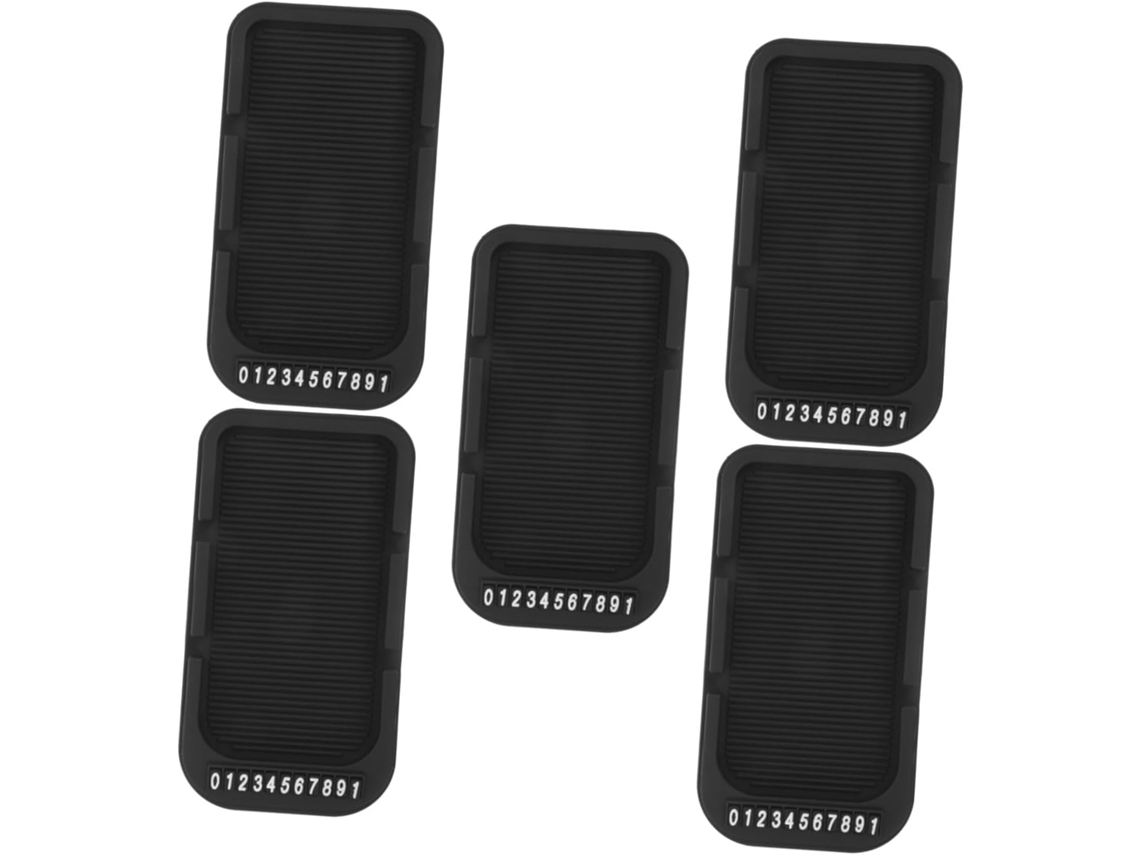 Jogo De 5 Tapetes Antiderrapantes Para Painel De Carro Com Suporte Para Celular.