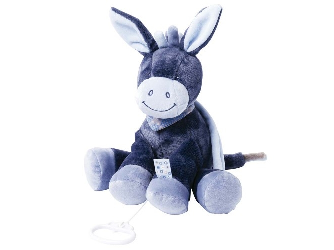 Peluche Musical NATTOU burro Alex
