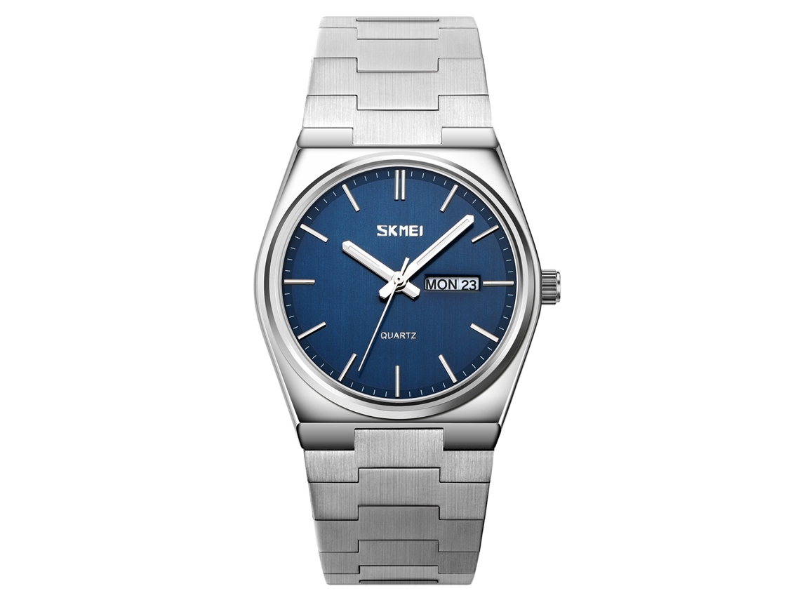 Reloj De Cuarzo Para Hombre Skmei 9288, Resistente Al Agua Hasta 30 M, Con Brazalete De Acero Inoxidable.