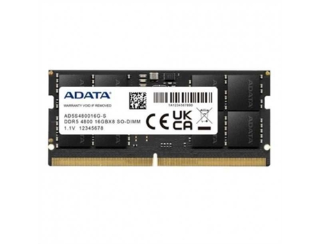 Memoria ADATA Ad5S480016G-S 16Gb Ddr5 4800Mhz 16Gb Ram