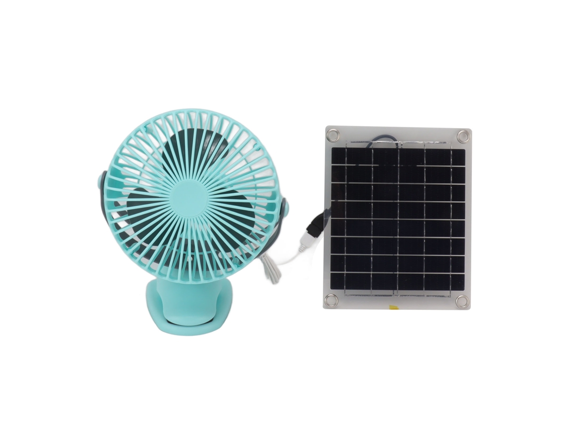 Ventilador Solar De Silicio Monocristalino De 10 W Para Autocaravanas, Viajes Y Mascotas Con Panel Solar.