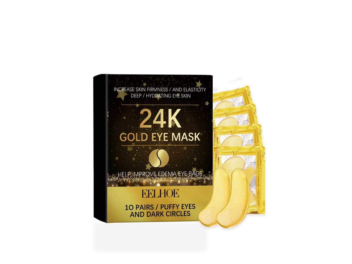 Mascarilla antiedad para ojos con oro de 24k - Efecto visible rápido