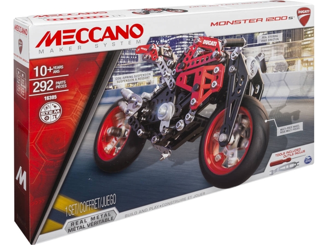Construcción SPIN MASTER Meccano Elite Motorcycle Ducati