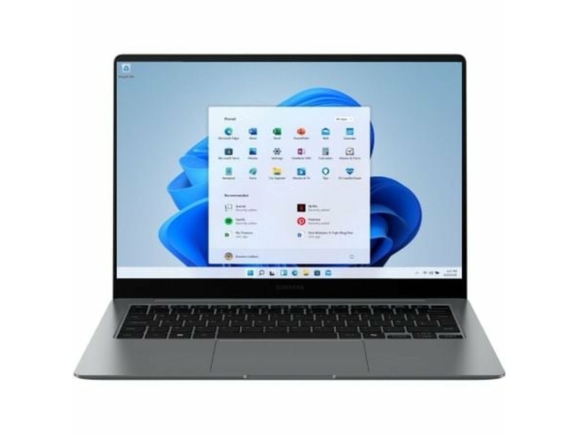 Portátil Samsung Galaxy Book5 Intel Core Ultra 7 258V (gris, SSD de 1 TB, enchufe UE de 14 pulgadas, teclado QWERTY español, 32 GB de RAM Intel)