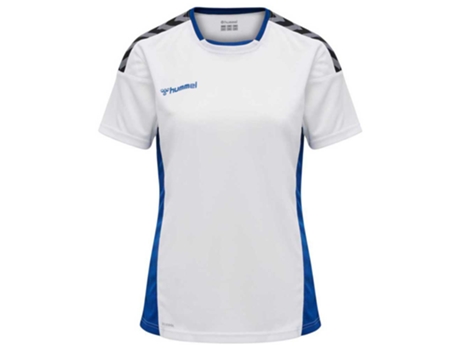 Camiseta de Mujer para Fútbol HUMMEL Authentic Poly Blanco (XS)