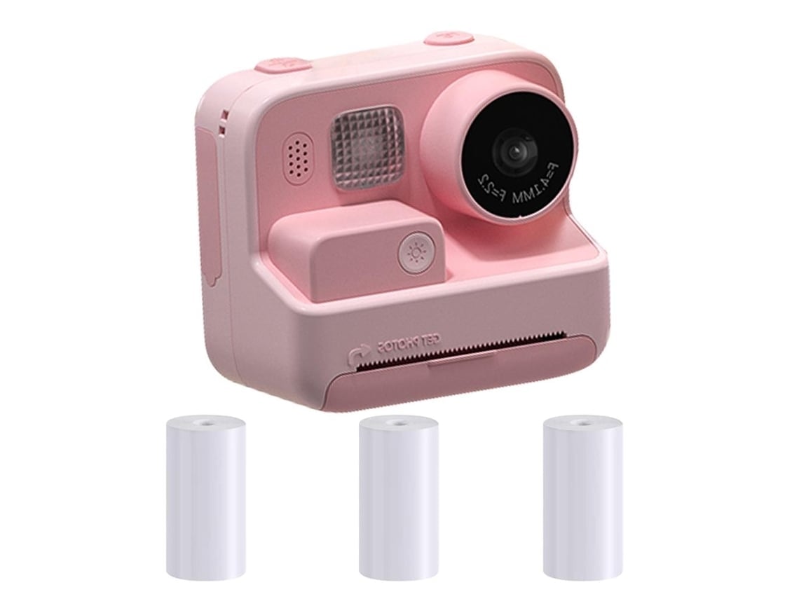 Cámara Hd 1080p Lista Para Usar, Incluye 3 Rollos De Papel, Ideal Para Fotos De Viajes.