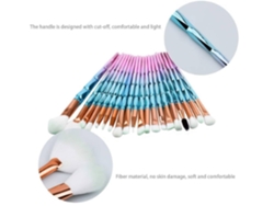 Juego de 20 pinzas de maquillaje de unicornio con base de maquillaje Shadow Gusshious