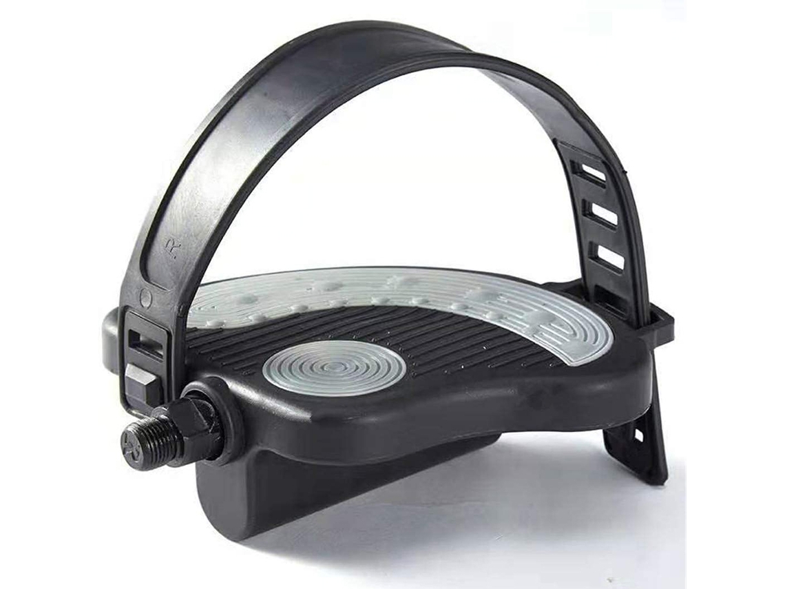 Pedales De Bicicleta Con Clips Para Los Dedos, Jaulas Y Correas Antivuelco Para Bicicletas Estáticas, De Spinning Y De Montaña.