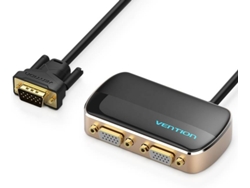 Cable VENTION VGA Splitter negro