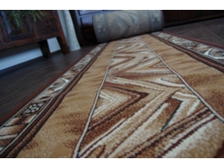 Alfombra de Pasillo Bcf Opal Dorado Oscuro 70 cm