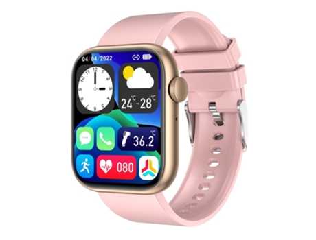 EKO 5.2 Reloj conectado con memoria flash y pulsera de silicona Rosa