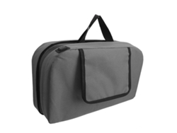 Cojín de asiento calefactable plegable y portátil con 3 modos ajustables, color gris
