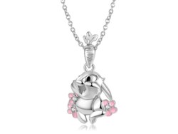 2026-collar Conejo 925 Plata Esmalte Regalo Cumpleaños Mujer Niña Joyería Animalito Lindo