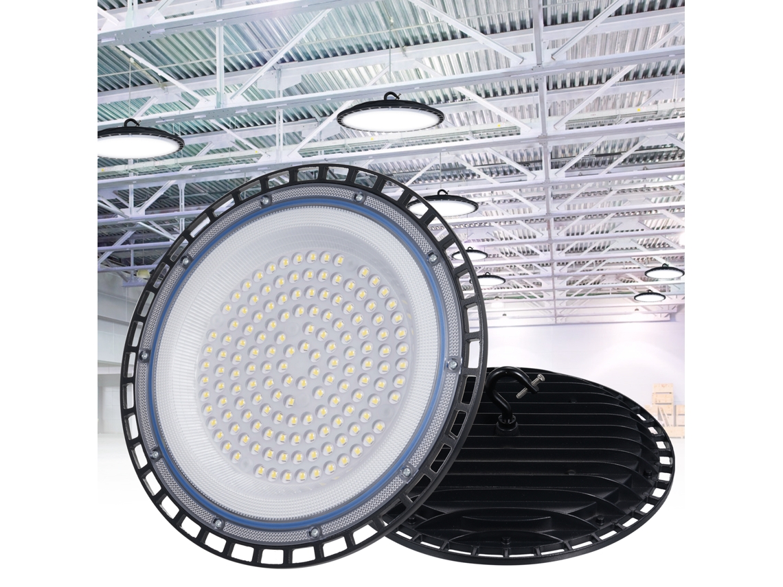 2026-lámpara De Minería Ufo 100w Led High Bay Luz Ahorradora De Energía Para Fábrica Taller Garage Almacén Colgante