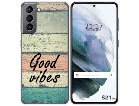 Carcasa Samsung Galaxy S21 5G TUMUNDOSMARTPHONE Dibujos Multicolor